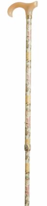 Módní vycházková hůl v broskvové barvě s rukojetí DERBY/67 - 90cm